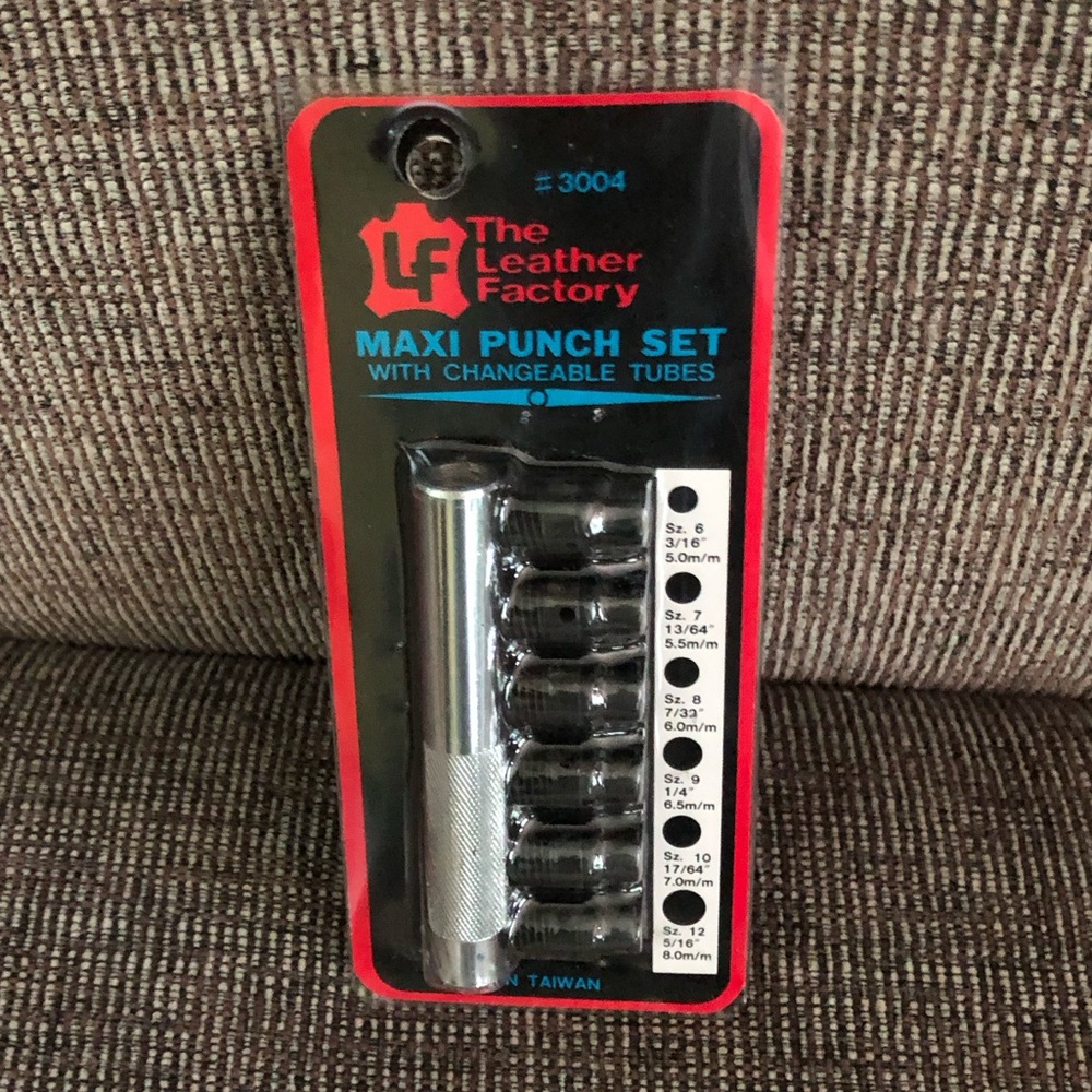 Pre-owned Leather Factory Punch Set